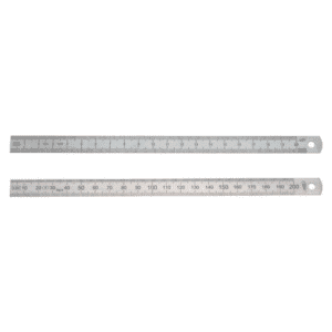 01 / 0490 | Règles en acier flexible / finition chrome satiné