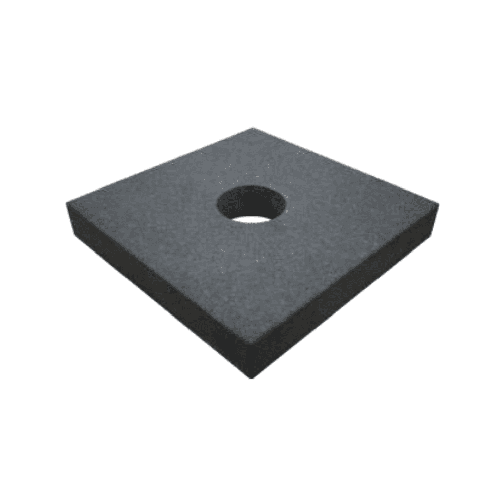 Parallelepipède en granit noir